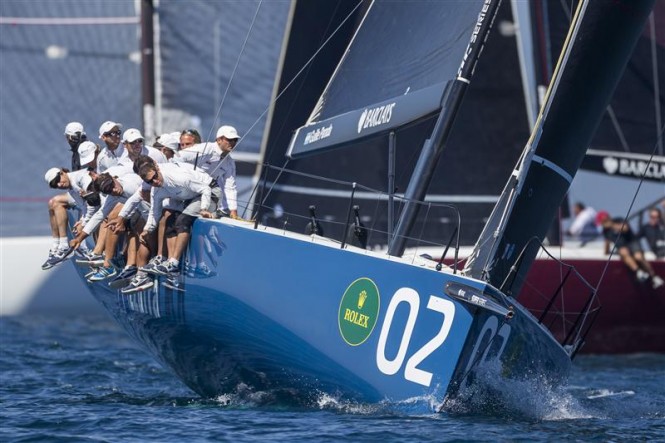 Alberto Roemmers' sailing yacht AZZURRA (ITA) on Day 2 - Photo by Rolex Carlo Borlenghi Alberto Roemmers' sailing yacht AZZURRA (ITA) on Day 2 - Photo by Rolex Carlo Borlenghi