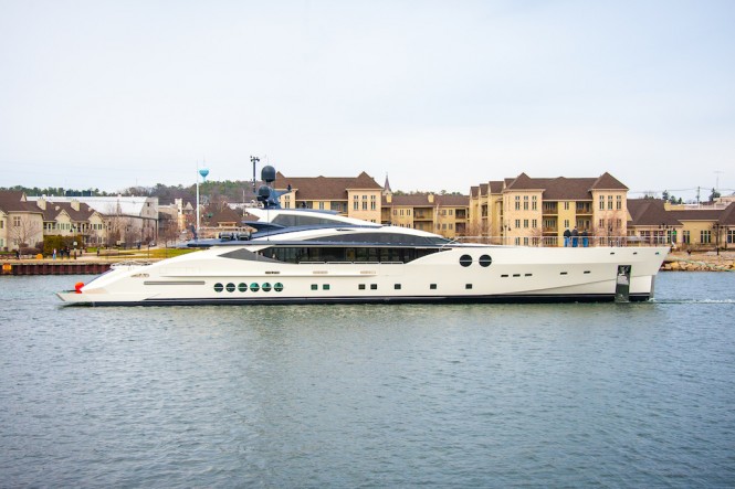 Motor Yacht BLISS – second PJ170 yacht by Palmer Johnson launched