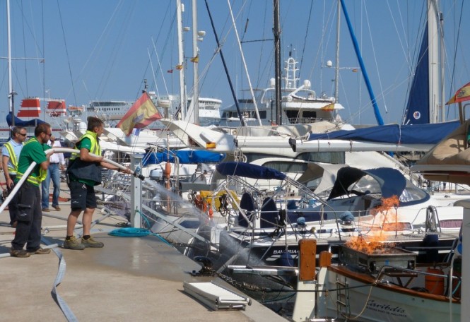 Staff of IPM Group’s Marina Port de Mallorca and Marina Palma Cuarentena receive training course in emergencies