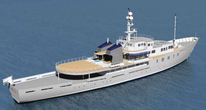 Luxury explorer yacht ENIGMA XK