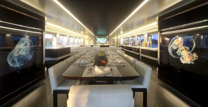 Luxury yacht Keyla - Dining