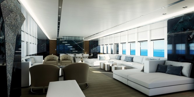 Luxury yacht LOGICA 147-01 - Saloon Luxury yacht LOGICA 147-01 - Saloon