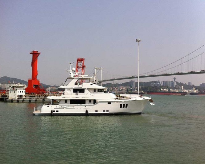 Successful first leg of delivery for Nordhavn 86 #10 Yacht KOONOONA