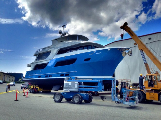 Northern Marine on launch of 90′ motor yacht ‘Bäden’ (ex Blood Baron, hull 8501)