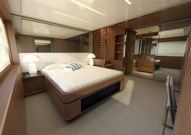 Riva 88 Miami Yacht - Owners Cabin Riva 88 Miami Yacht - Owners Cabin