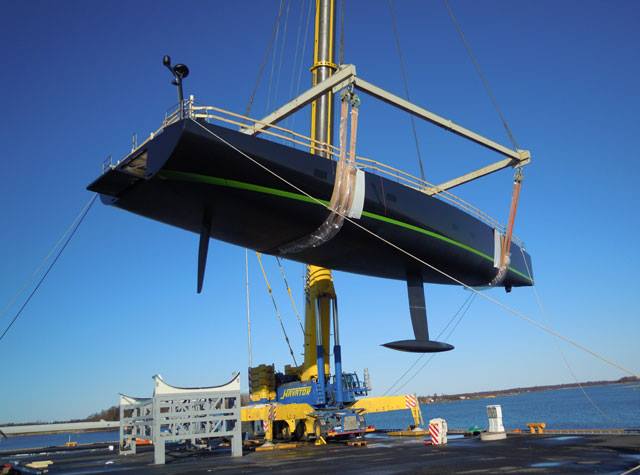 Sailing yacht WinWin ready to be launched Sailing yacht WinWin ready to be launched