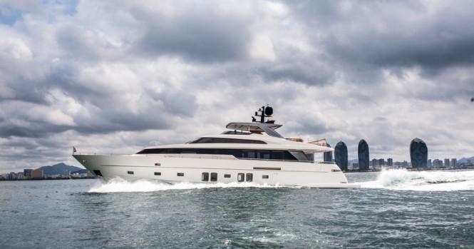 Sanlorenzo motor yacht SL96 Special Edition reaches Hong Kong