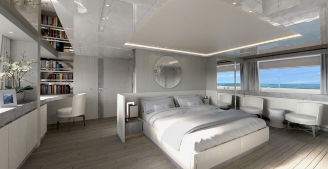 Sanlorenzo luxury yacht SD126 - Owner's cabin Sanlorenzo luxury yacht SD126 - Owner's cabin