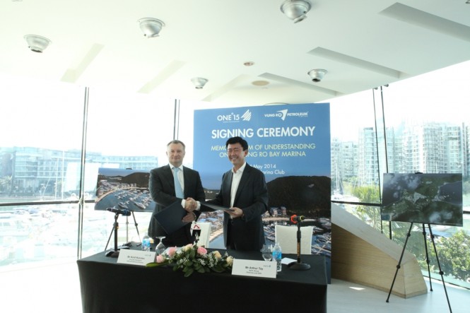 ONE15 Marina Club and Vung Ro Petroleum to develop integrated superyacht marina resort in Vietnam