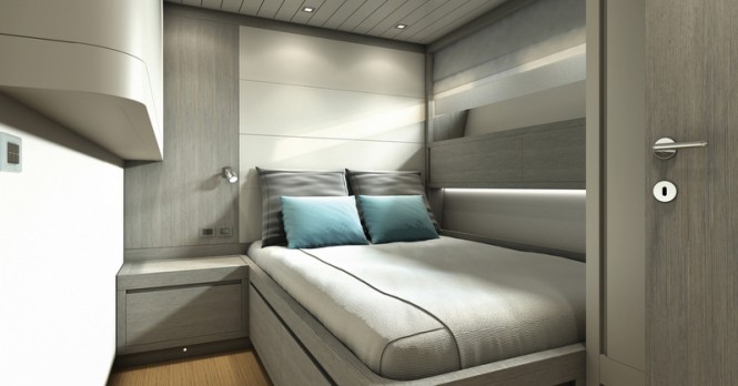 Superyacht LOGICA 147-01 - Guest Cabin Superyacht LOGICA 147-01 - Guest Cabin