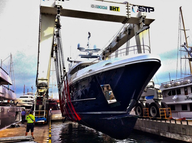 Superyacht Natori ready to hit the water Superyacht Natori ready to hit the water
