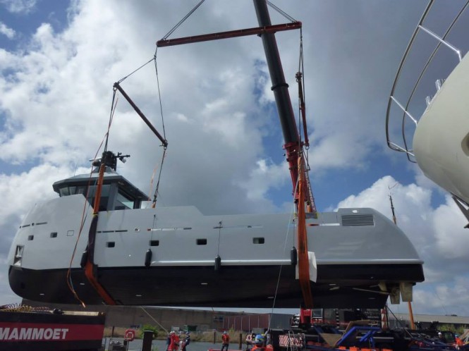 Superyacht support vessel YXT One ready to hit the water Superyacht support vessel YXT One ready to hit the water
