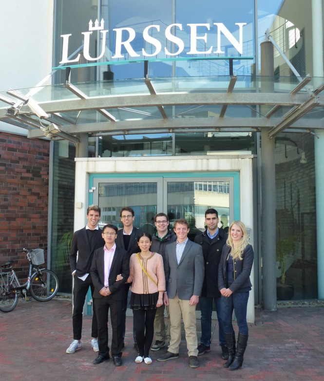 Lurssen Shipyard Tour for Young Designer Award 2014 Finalists