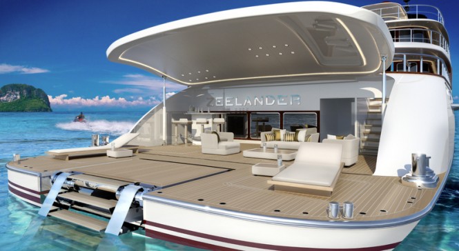 Z164 Yacht - aft view Z164 Yacht - aft view