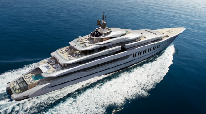 New 110m DP028 motor yacht PRIMADONNA concept by Oceanco and Hot Lab