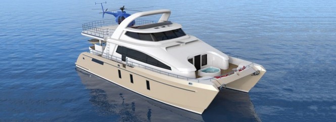 Pachoud Motoryachts working on new 24m Jutson Exploration HeliCat Yacht