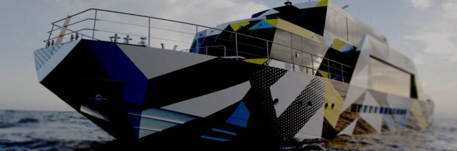 36m motor yacht Guilty. Remarkable interdisciplinary collaboration between yacht designer Ivana Porfiri and renowned artist Jeff Koons - Photo credit to Yiorgos Kaplanidis 36m motor yacht Guilty. Remarkable interdisciplinary collaboration between yacht designer Ivana Porfiri and renowned artist Jeff Koons - Photo credit to Yiorgos Kaplanidis
