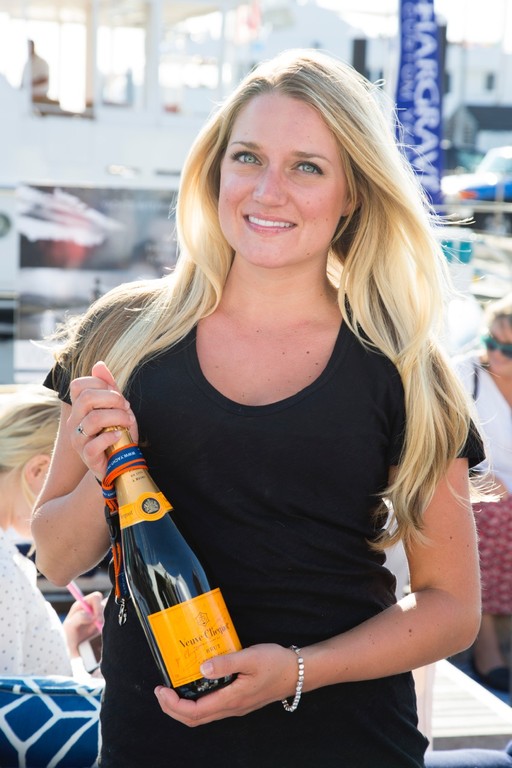 Chef Mallory Patterson of the 54-foot sailing vessel Contingency won the Healthy Beverage and Sunset Canapé Challenges Chef Mallory Patterson of the 54-foot sailing vessel Contingency won the Healthy Beverage and Sunset Canapé Challenges