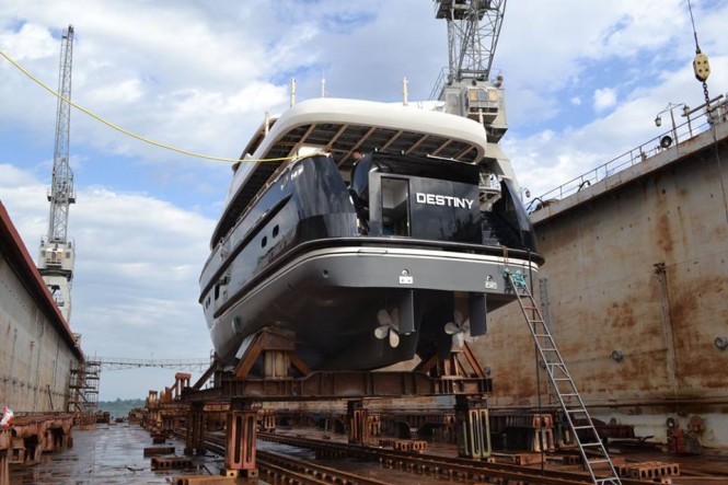 Explorer yacht Destiny ready to hit the water Explorer yacht Destiny ready to hit the water