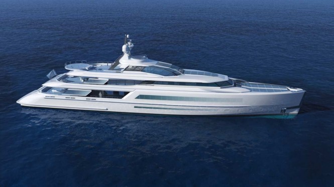 Francesco Struglia-designed 65m motor yacht ICE project nominated for IY&A Award 2015