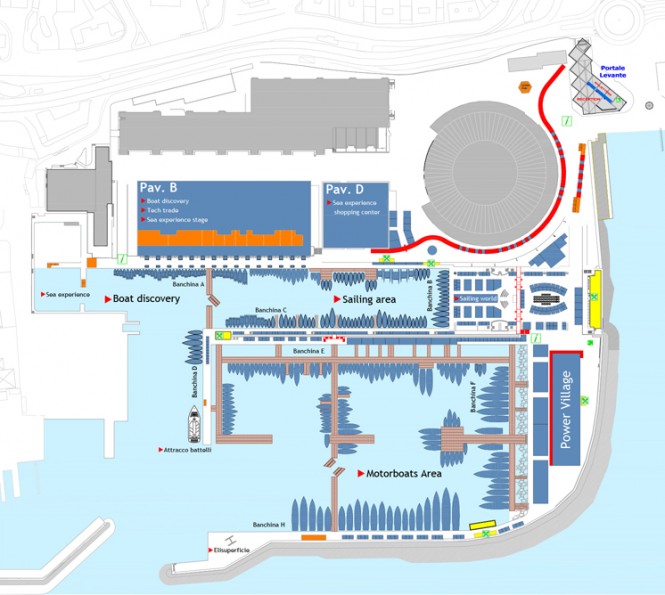Genoa Boat Show 2014 - Plan Genoa Boat Show 2014 - Plan