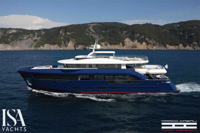 ISA 40m motor yacht concept from Berlinetta series 