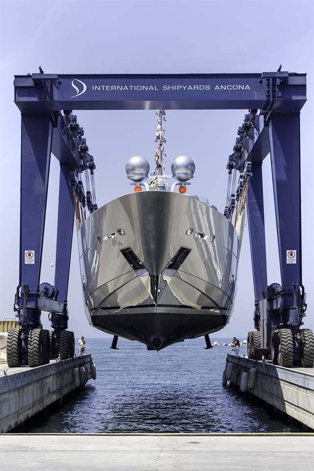 ISA Yachts announces launch of 43,63M motor yacht SILVER WIND