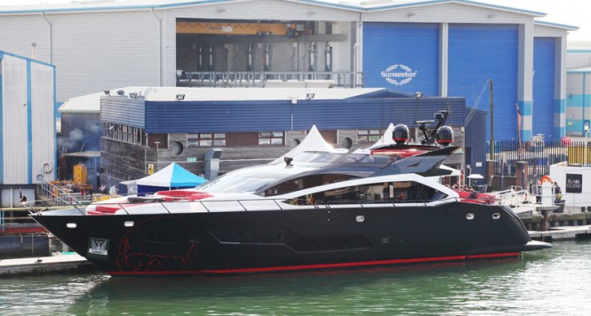 Launch of ‘Sunseeker 101 Sport Yacht’ motor yacht Hull #2