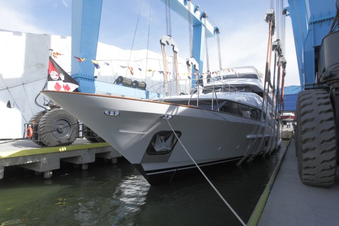 Launch of new Benetti Classic motor yacht EDESIA