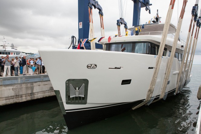 Luxury yacht YOLO on the water Luxury yacht YOLO on the water