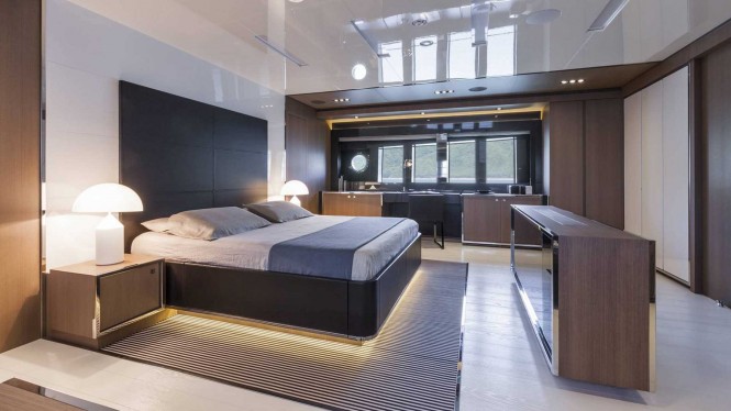Mythos 122' Yacht SOL - Master stateroom Mythos 122' Yacht SOL - Master stateroom