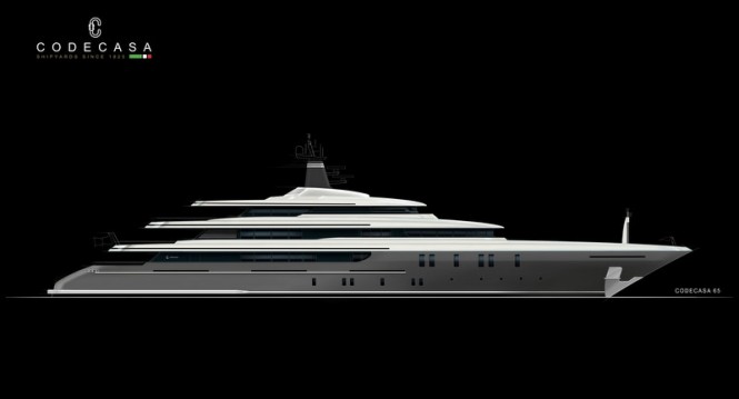 Codecasa Shipyards unveil new 65m motor yacht CODECASA 65 project