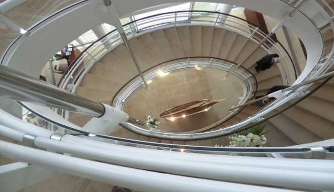 New Yacht Club de Monaco Building - Staircase New Yacht Club de Monaco Building - Staircase