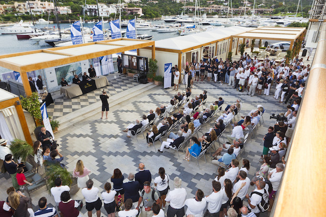 Owners and their crew will come together in the world famous Piazza Azzura to celebrate the week's successes 