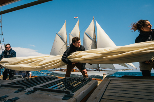 Pendennis Cup 2014 from aboard a luxury yacht Pendennis Cup 2014 from aboard a luxury yacht