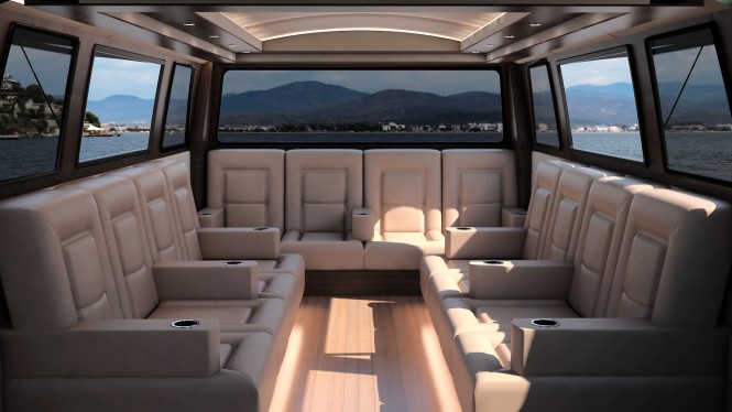 SWATH Electra Glide Limousine Tender - Interior