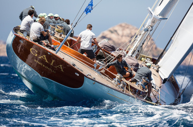 Spirit Yachts' classically styled Gaia revelled in the conditions and the course presented on day one of racing Jeff Brown | Superyacht Media Spirit Yachts' classically styled Gaia revelled in the conditions and the course presented on day one of racing Jeff Brown | Superyacht Media