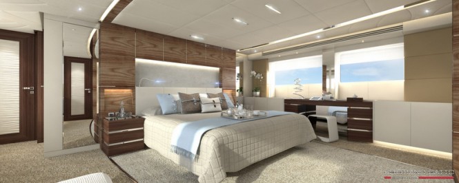 Super yacht Project Necto - Owners Stateroom Super yacht Project Necto - Owners Stateroom