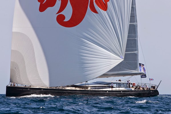 First coastal course of the Superyacht Cup Palma 2014