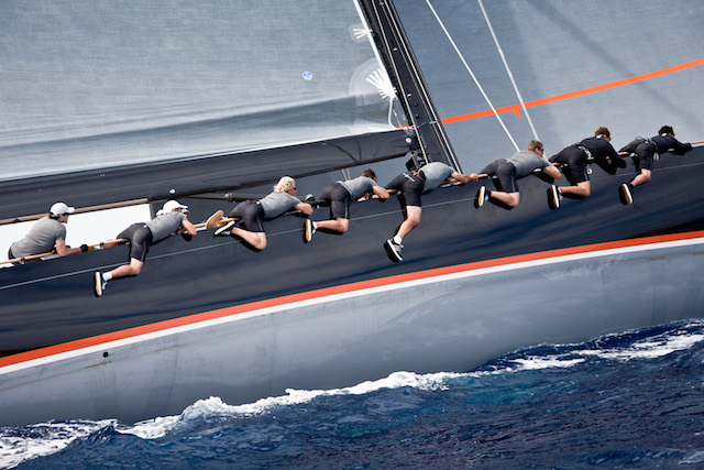 The crew of Firefly yacht hold on to top spot in Class A making it three wins in three races Jeff Brown | Superyacht Media The crew of Firefly yacht hold on to top spot in Class A making it three wins in three races Jeff Brown | Superyacht Media