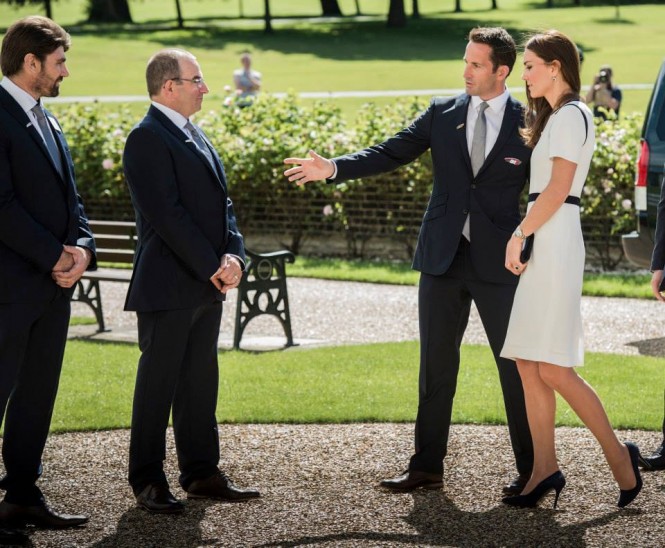 The team want to thank the Duchess of Cambridge for attending their launch, and showing her support for their America's Cup campaign The team want to thank the Duchess of Cambridge for attending their launch, and showing her support for their America's Cup campaign