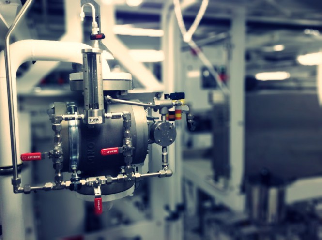 Abeking & Rasmussen mega yacht KIBO with the world’s first Superyacht Biocide Injection System by Fuelcare