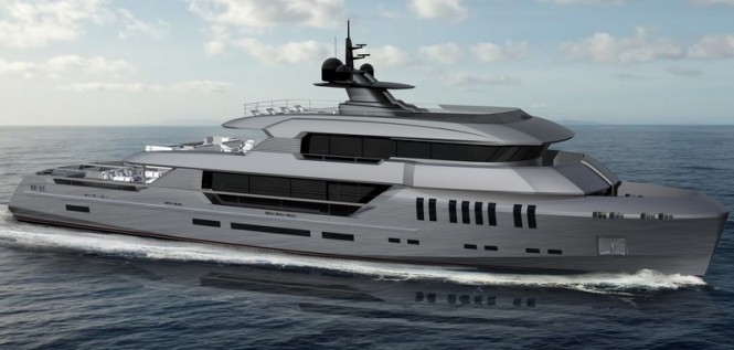 New 44m motor yacht POSEIDON concept unveiled by Rossinavi
