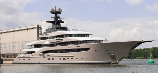 Lurssen announces launch of 95m motor yacht KISMET (Project GLOBAL)