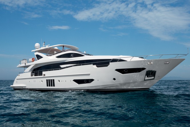New images of recently launched Azimut Grande 95RPH Yacht