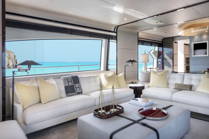 Azimut Grande 95RPH yacht - salon _ Azimut Grande 95RPH yacht - salon