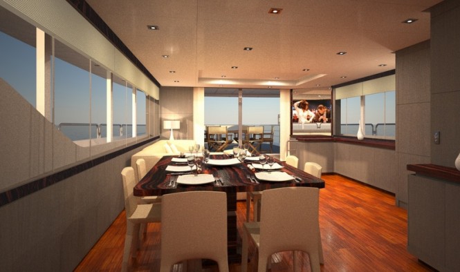Dolce Vita Yacht - Dining Dolce Vita Yacht - Dining