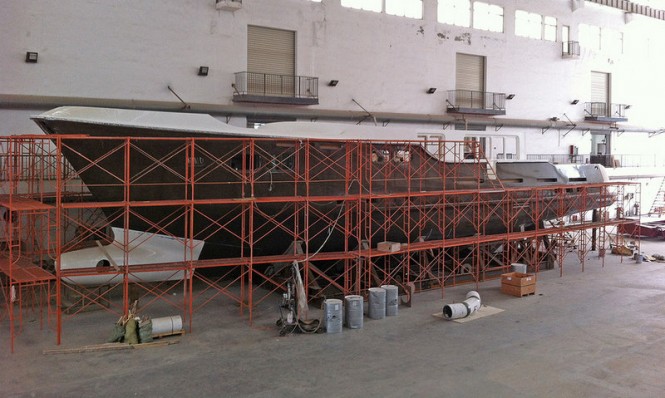 New motor yacht Nordhavn 96 scheduled for completion in September 2015