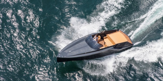 Additional photos and video of new Frauscher 747 Mirage superyacht tender