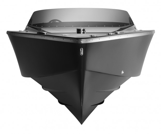 Frauscher 747 Mirage superyacht tender - front view Frauscher 747 Mirage superyacht tender - front view